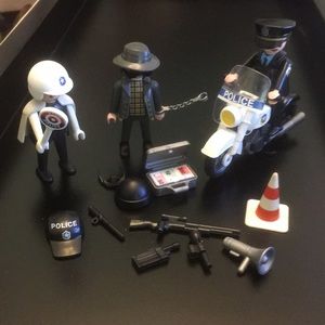 Vintage Playmobil Cops & Robbers set - police